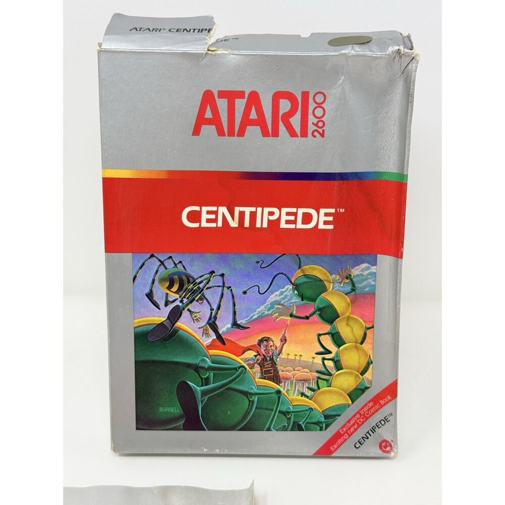 Centipede Atari 2600 1981 Complete CIB Comic Tested - Picture 3 of 10